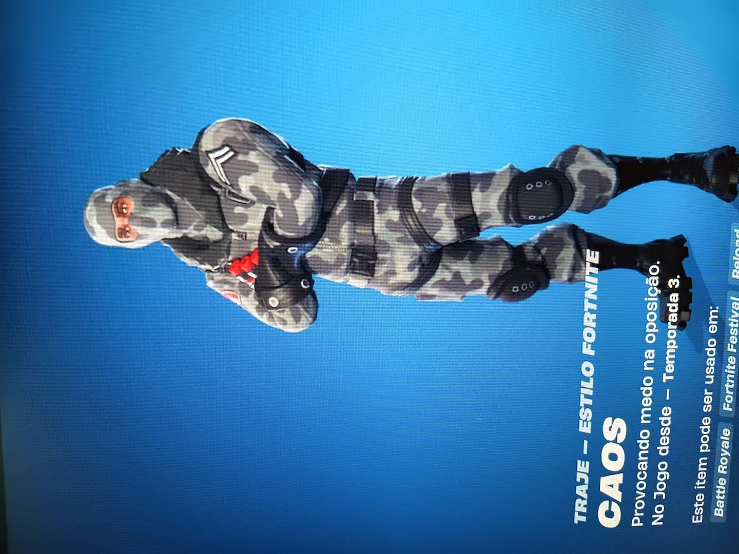 Conta Fortnite Rara com Cavaleiro negro season 2
