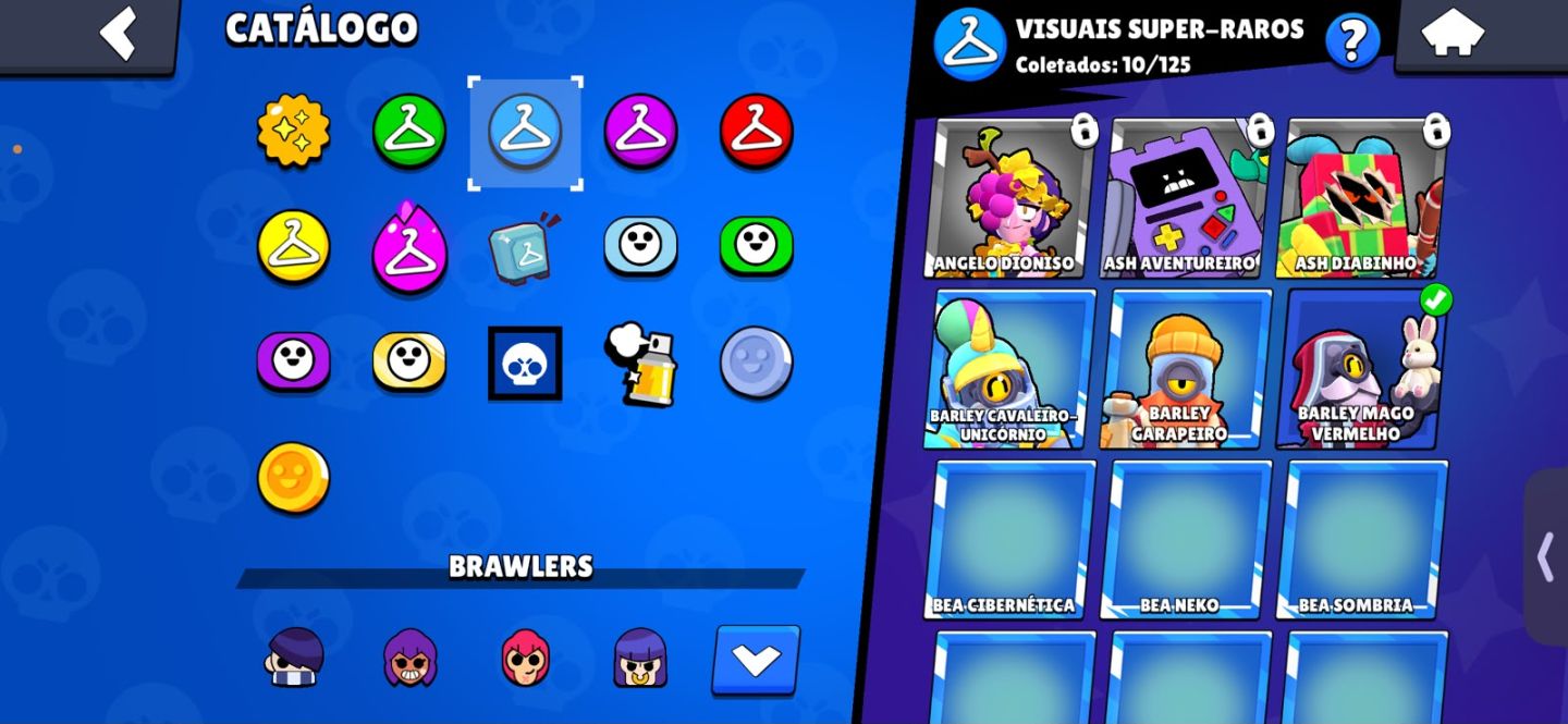 CONTA DE BRAWL STARS COM EDGAR PORTADOR DA LUZ