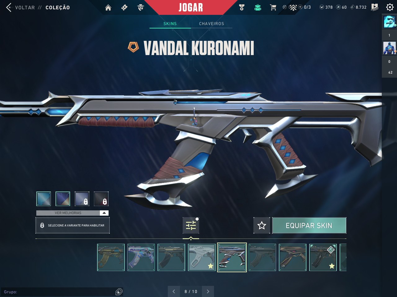 Conta Dima 1 com varias skins