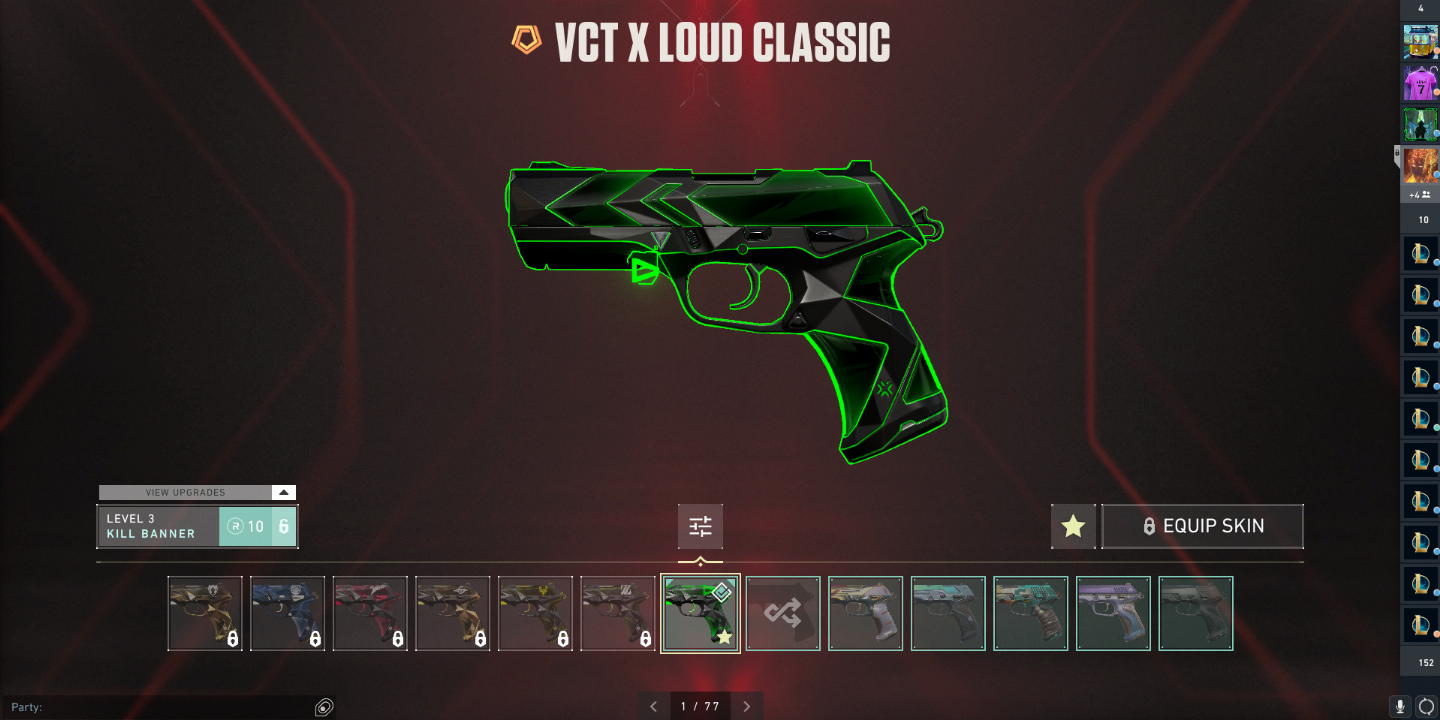 Valorant -Full acesso, ex ascendente 3, com skin exclusivas (champions e loud).