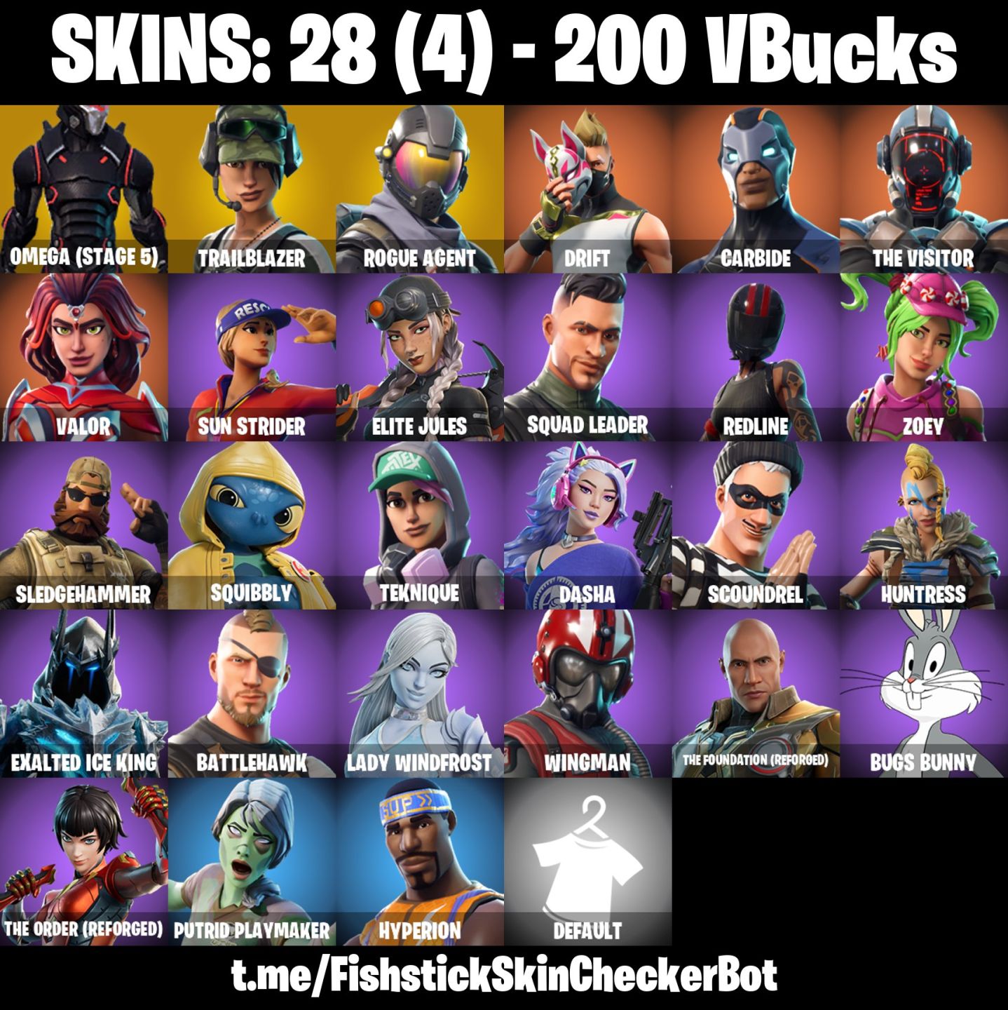 Conta Fortnite com Omega (stage 5) | Trailblazer | Rogue Agent |DrifT e 28 Skins