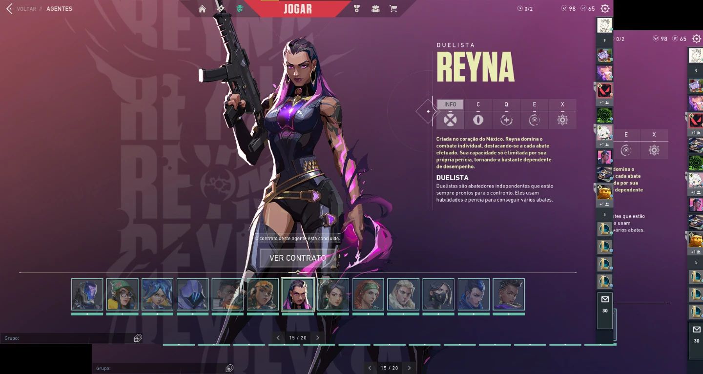 CONTA VALORANT 2020 +300 Skins 5,6K Gastos Champions, Arcane/ Ascendent