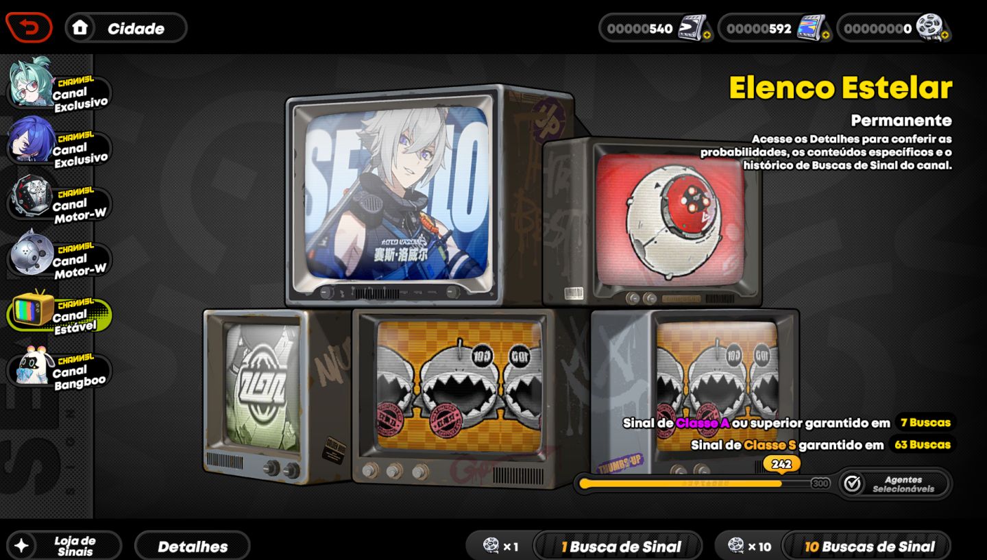 Conta ZZZ - 16 personagens Tier S e 7 armas tier S