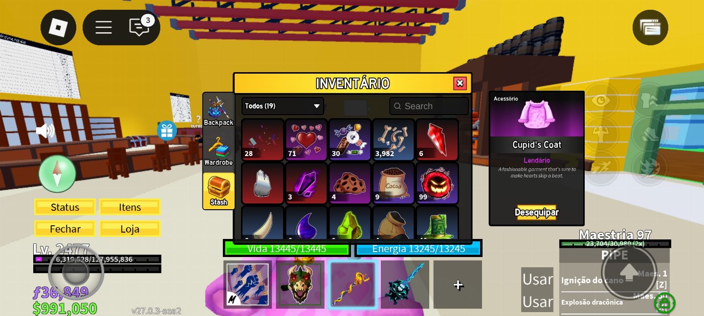 RARA FRUTA PERMANENTE, RAÇA V4, E UPADA EM JOGOS CONTA DE ROBLOX ( PROMOÇÃO )