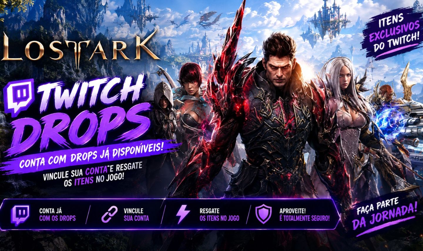 LOST ARK - TWITCH DROPS ATUALIZAR - 150+ itens (Apenas Steam)