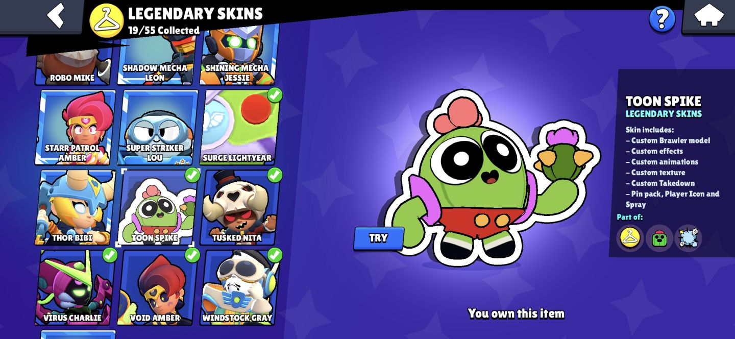 Conta Brawl Stars com TODOS os Brawlers (84 com prestígio)