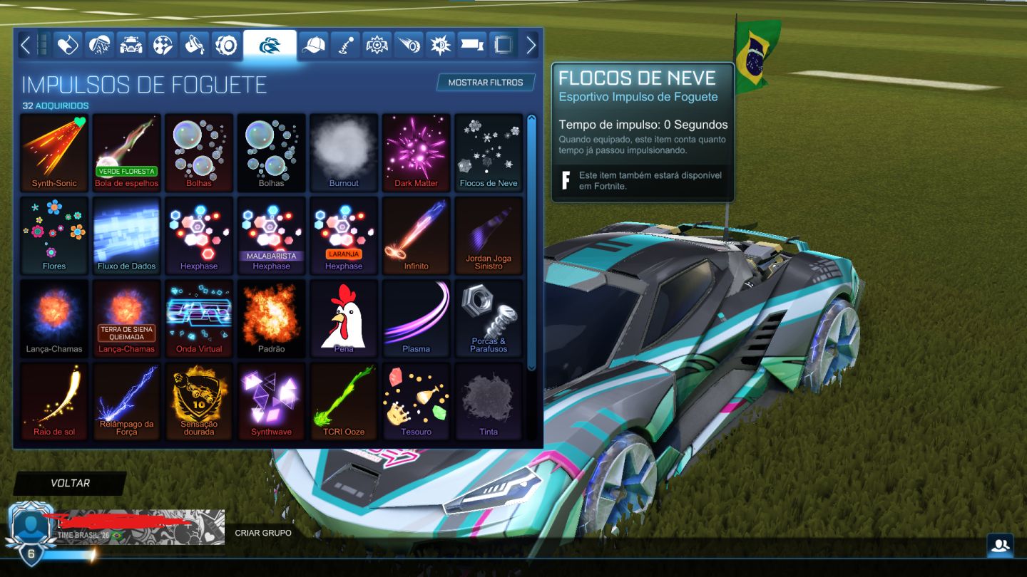 Continha top de Rocket league de 2 anos lv de xp 283