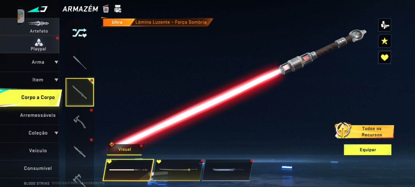 CONTA BLOOD STRIKE COM BASTANTE ITEN RARO ANTIGO E ATUAL