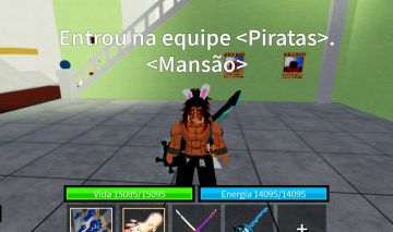 Conta Roblox focada no jogo blox fruits
