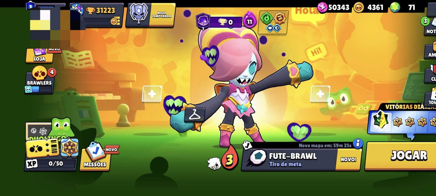 CONTA BRAWL STARS + CLASH ROYALE | BRAWL STARS 2018 | 13145 TROFÉUS