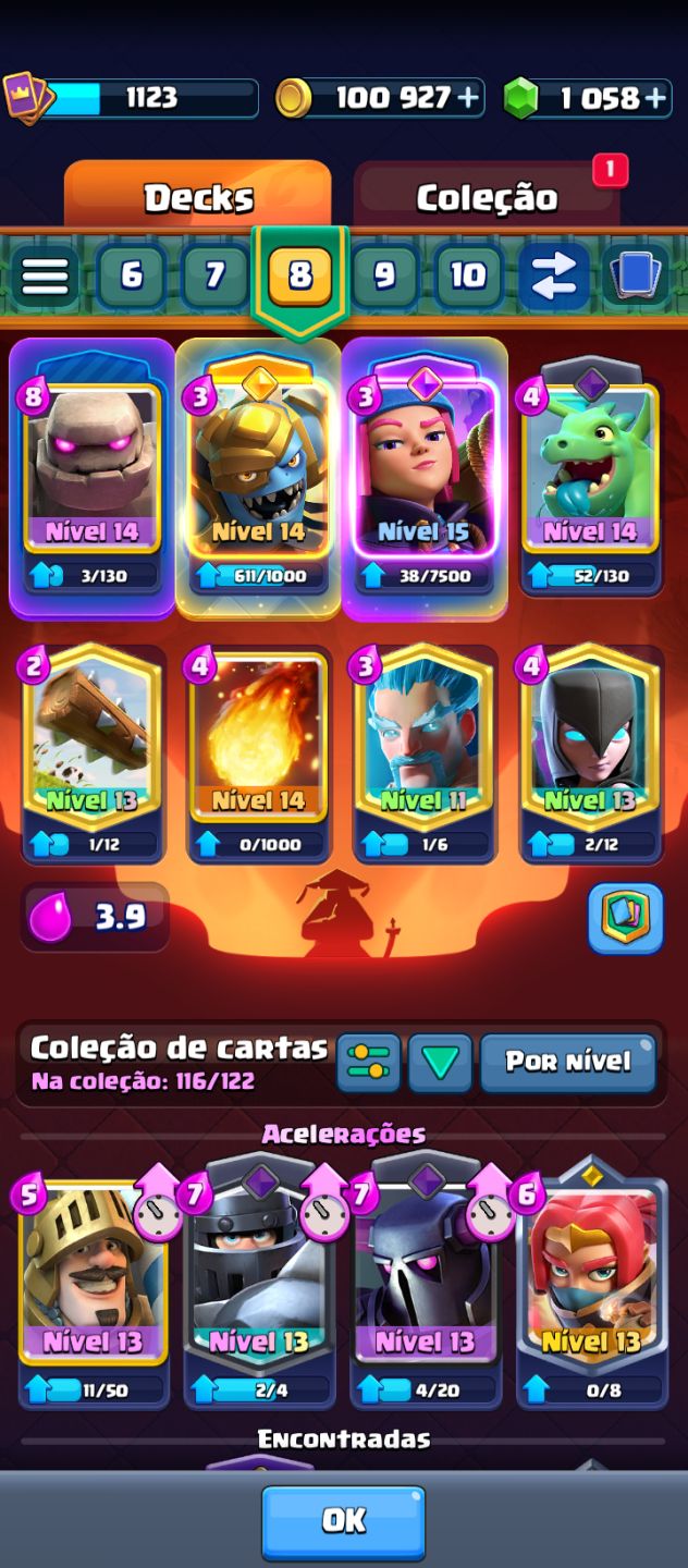 CONTA CLASH ROYALE, MUITO BOA PARA QUEM QUER COMEÇAR A JOGAR.