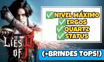 LIES OF P - ERGOS, NIVEL MÁXIMO, ETC! BRINDE!! (PS4/PS5)