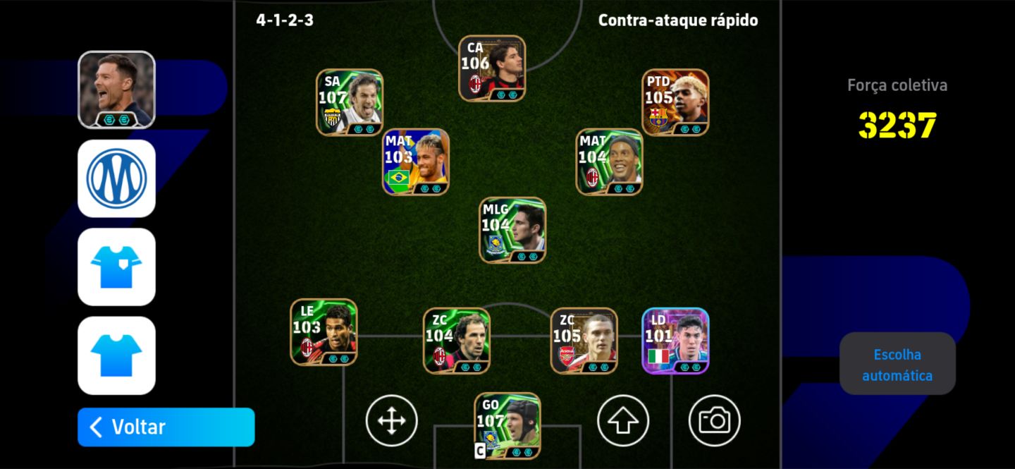 CONTA DE EFOOTBALL top com 2 blitz culer top raros