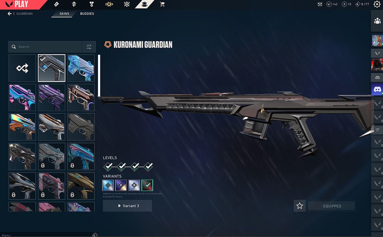 CONTA VALORANT PLATINA 1 SKINS PREMIUM + 4 FACAS