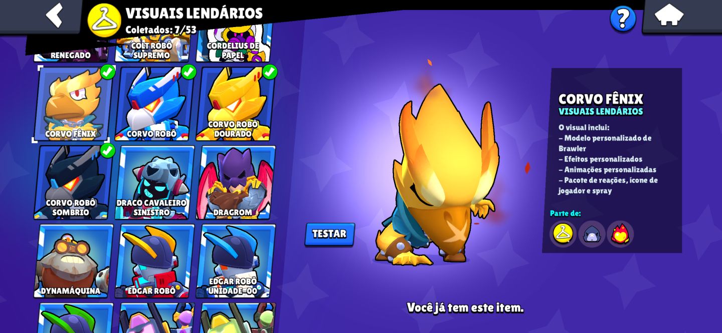 CONTA DE BRAWL STARS 41K & CLASH ROYALE FULL ACESSO!!