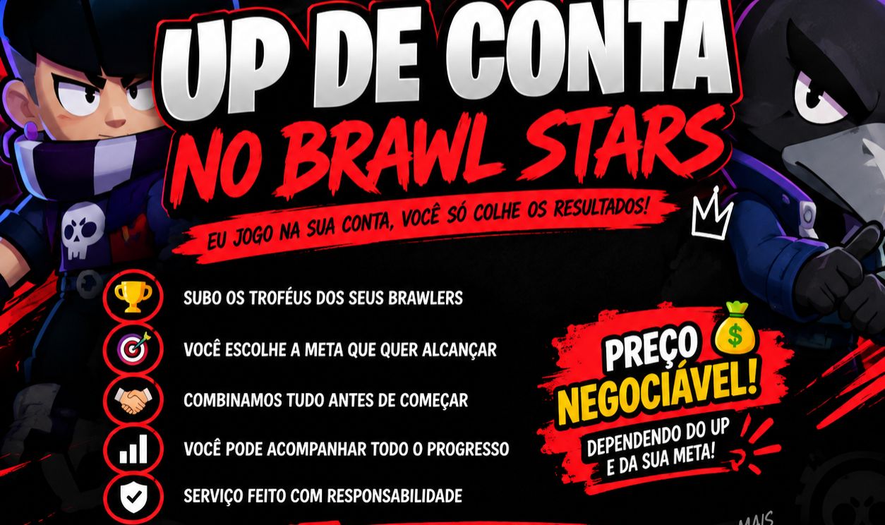 UPO TROFÉUS BRAWL STARS E CLASH ROYALE