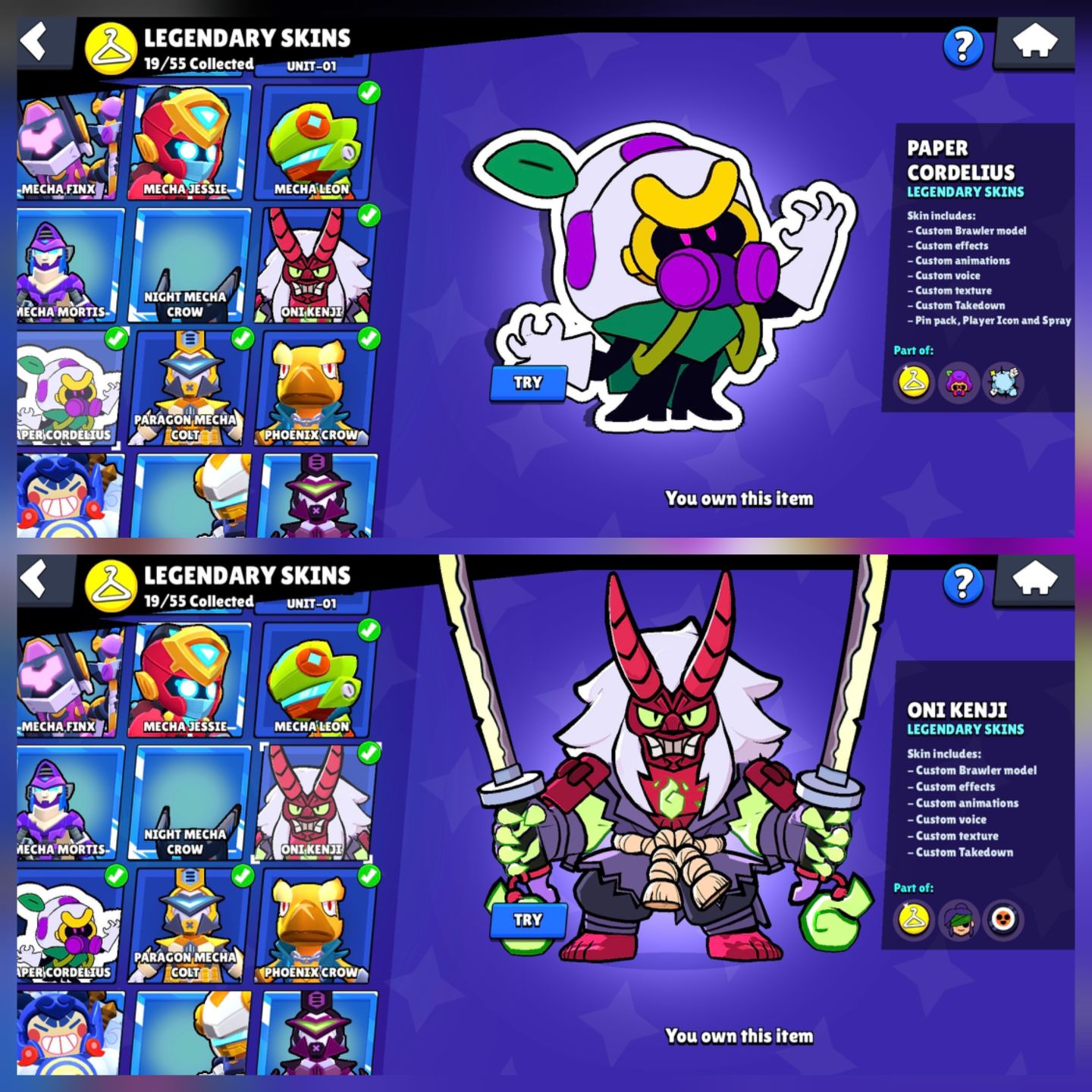 Conta Brawl Stars com TODOS os Brawlers (84 com prestígio)