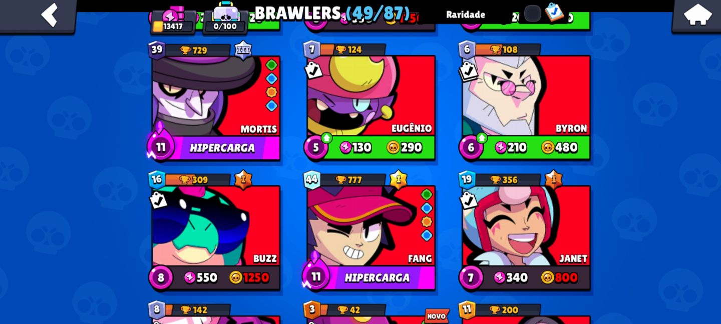 CONTA BRAWL STARS + CLASH ROYALE