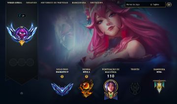 CONTA DIAMANTE 4 SKIN DA AHRI + 10 SKINS / ESPÓLIO RECHEADO / 7K EA / HANDLVL