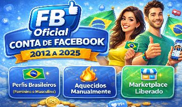 [ENTREGA IMEDIATA] CONTAS DO FACEBOOK 2016 - 2026 - SPAM - MARKETPLACE