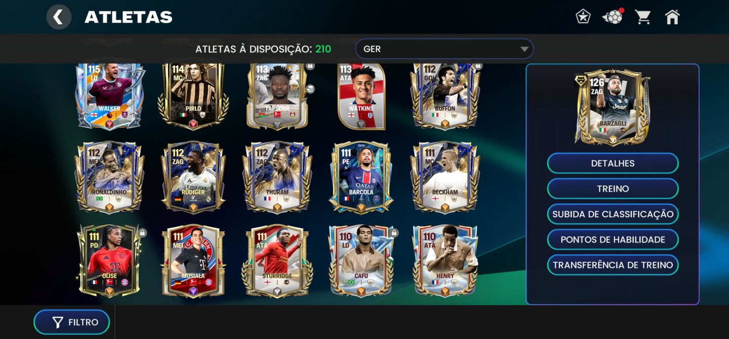 Vendendo conta top de fc mobile/antiga
