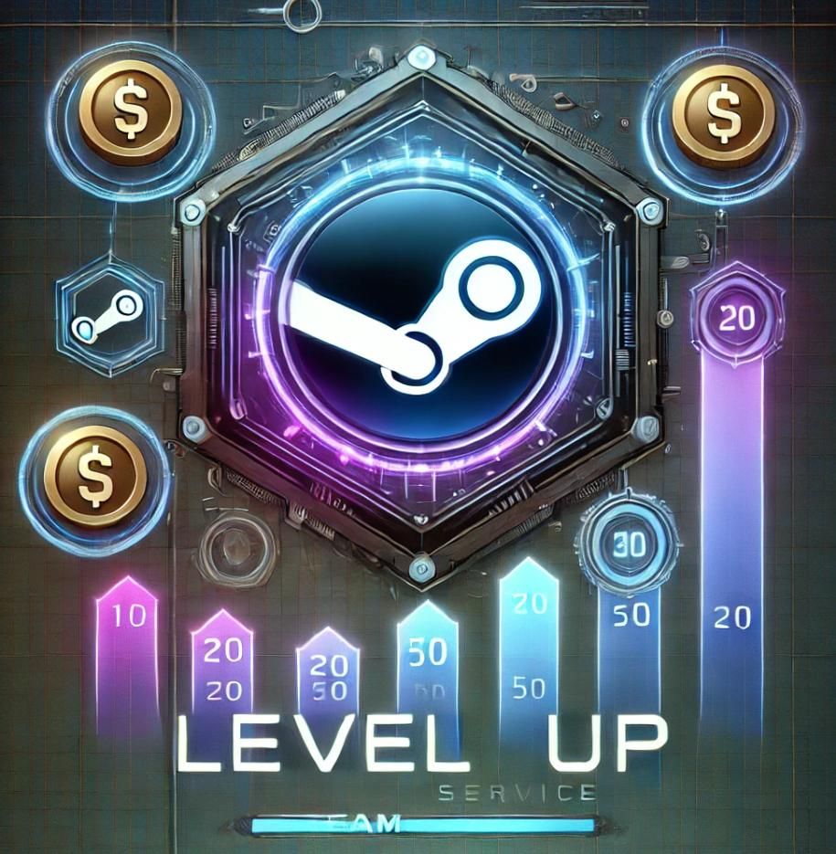STEAM LEVEL UP Service! (Set de Cartas de jogo Aleatorio)