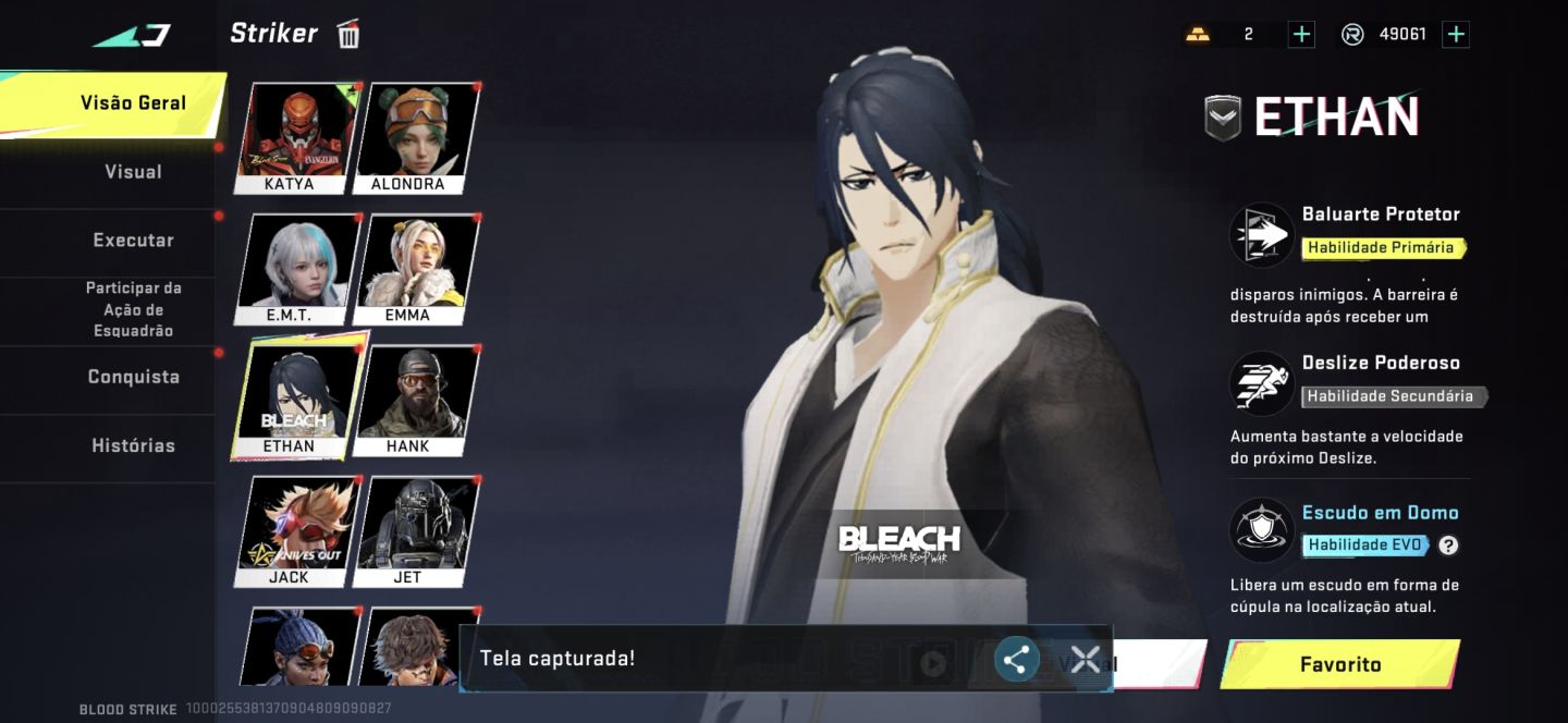 CONTA BLOOD STRIKE NÍVEL 49