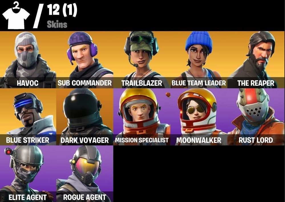 CONTA DE FORTNITE COM 12 SKINS + S3 FULL + HAVOC + SKINS PSN