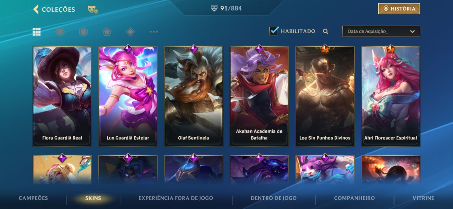 CONTA LOL A VENDA COM CROMAS E SKINS RARAS