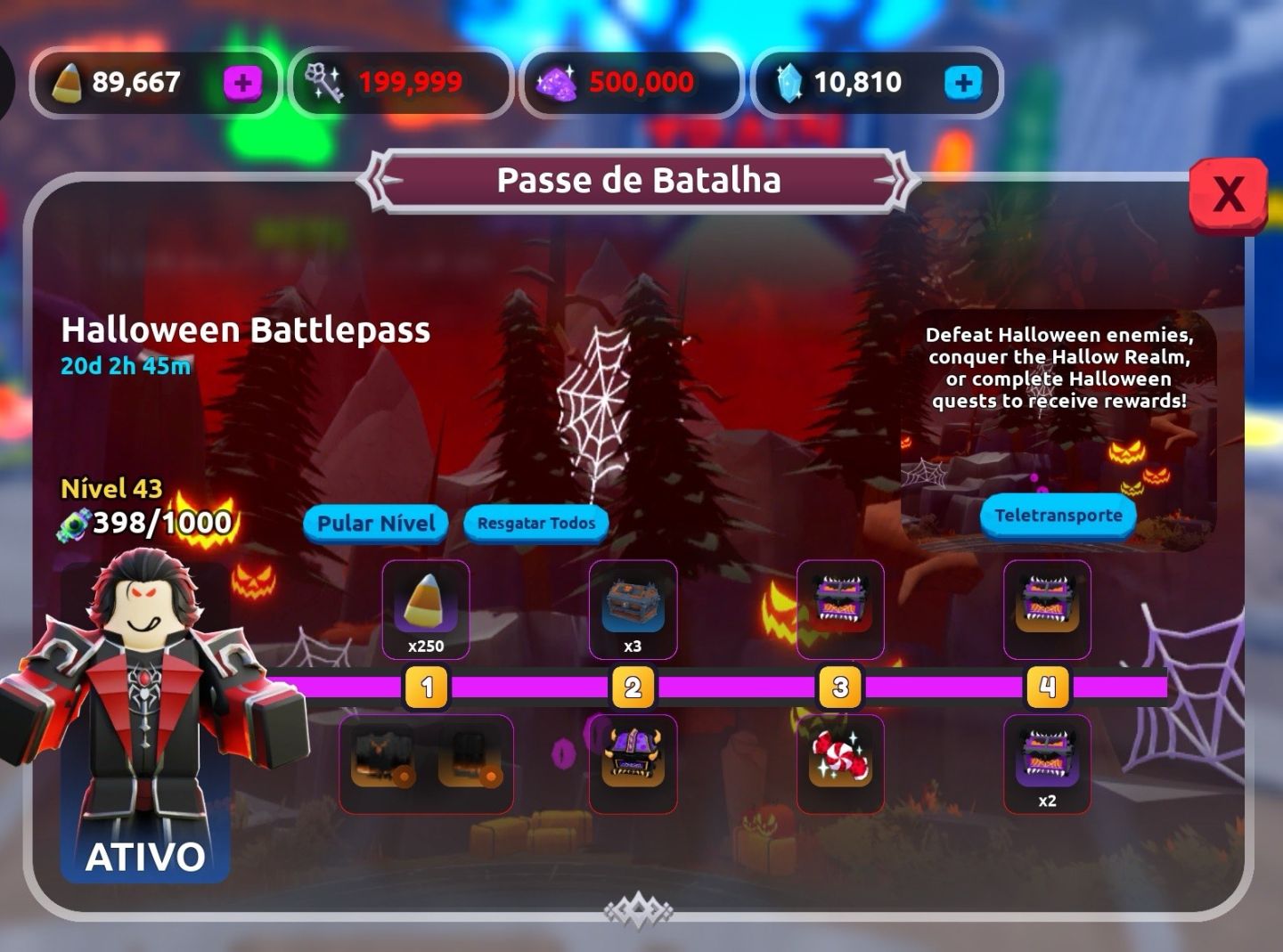 DUNGEON HEROES ( SKINS DE PETS E ROUPAS ) ( ROBLOX )