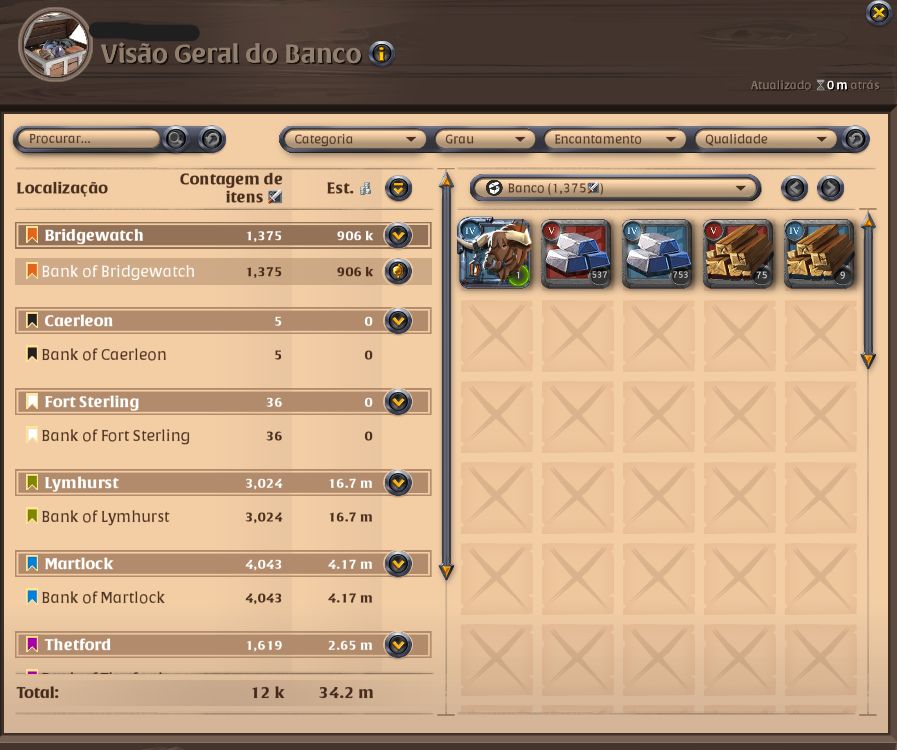 Conta endgame para jogar tranquilo