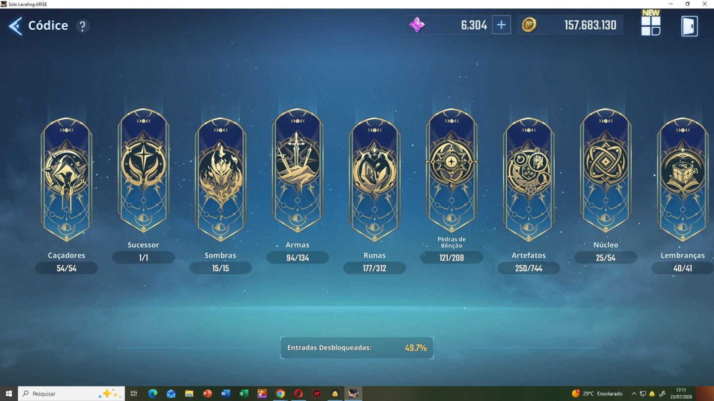 Solo Leveling Arise Meta account sem vinculos