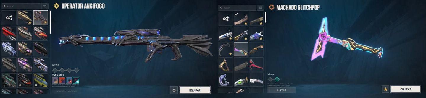 CONTA DE 2.2K EM SKINS