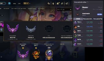 Conta LoL Mestre - Smurf High Win Rate(ex gm) - Full Access