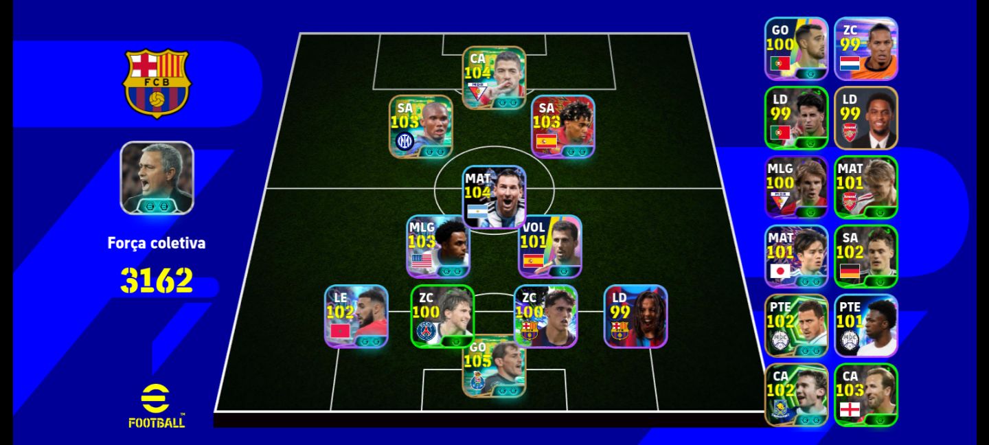 Conta Efootball! Brabinha do Eto + Suárez Blitz | Mourinho 90 | Boa para começar