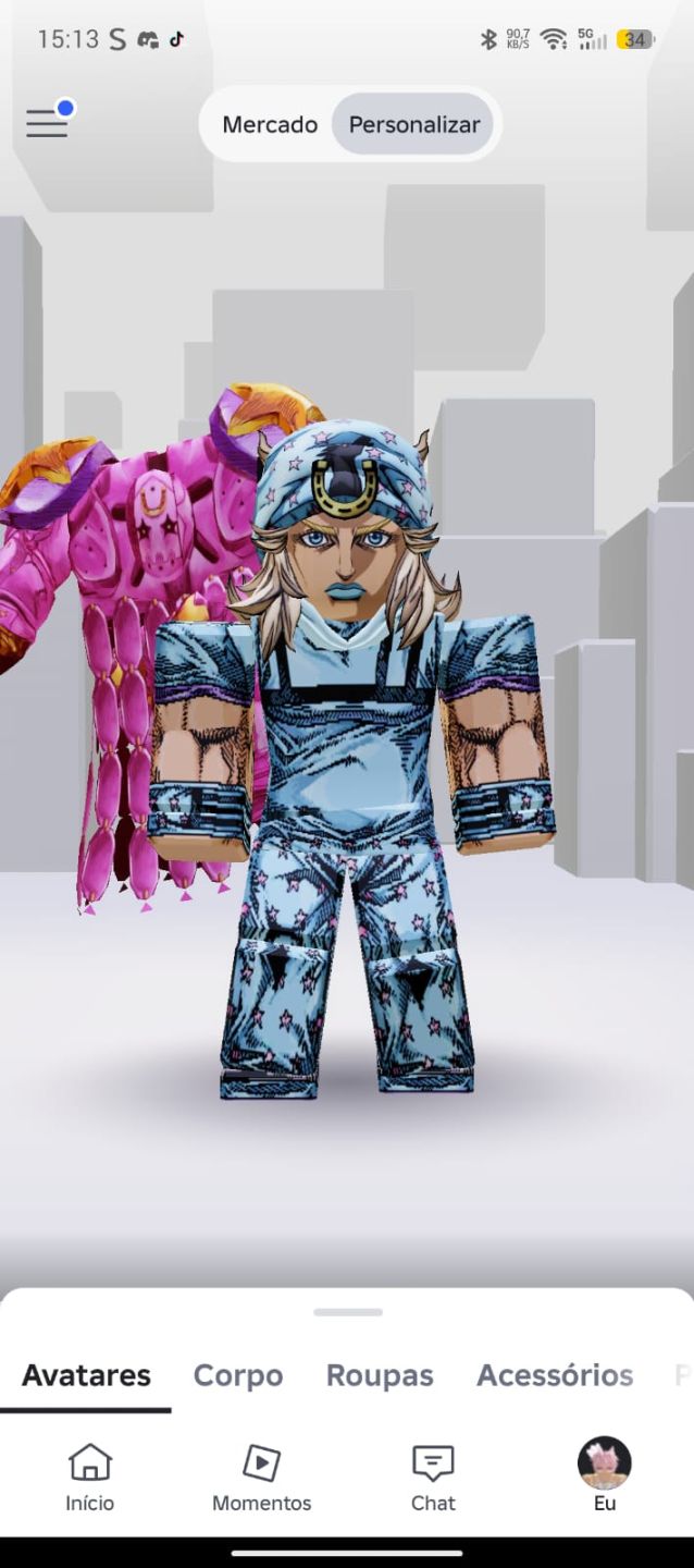 Conta Anime Vanguards Endgame + Skins Roblox
