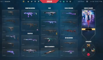 Conta valorant LVL43 com faca zerofang, vandal sublime, e algumas skins de passe