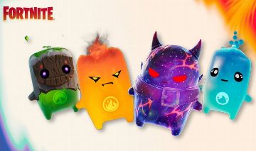 ELEMENTAL PONTO ZERO, GUMMY, GOLD - Fortnite Elementais