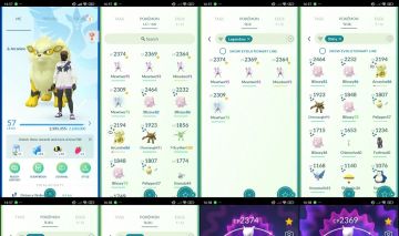 CONTA POKÉMON GO LVL 57 +4 Mewtwo + 2.3M STARDUST + 31 SHINIES 017A