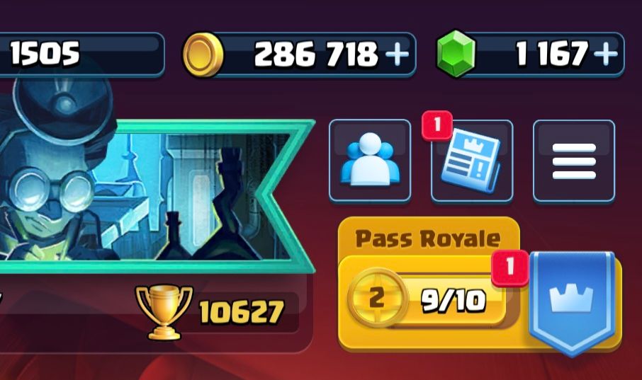 CLASH ROYALE ACC (inclui uma de brawlstars)