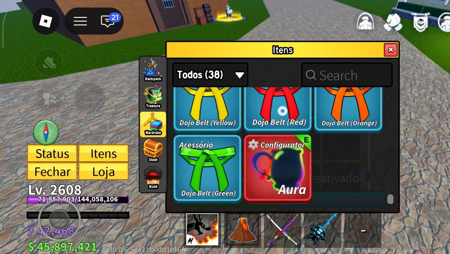 CONTA ROBLOX | LVL 2608 MAX | BLOX FRUITS CYBORG V4 DESP | CDK + TTK | 45M