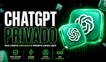 ChatGPT 30 DIAS + Conta Exclusiva