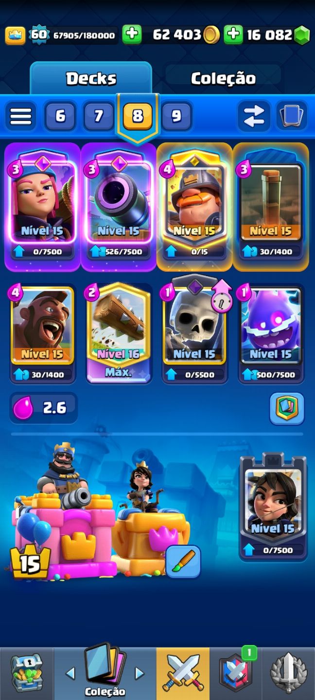 CONTA LEVEL 60 COM 16 MIL GEMAS MUITO BOA PARA QUER JOGAR LIGA