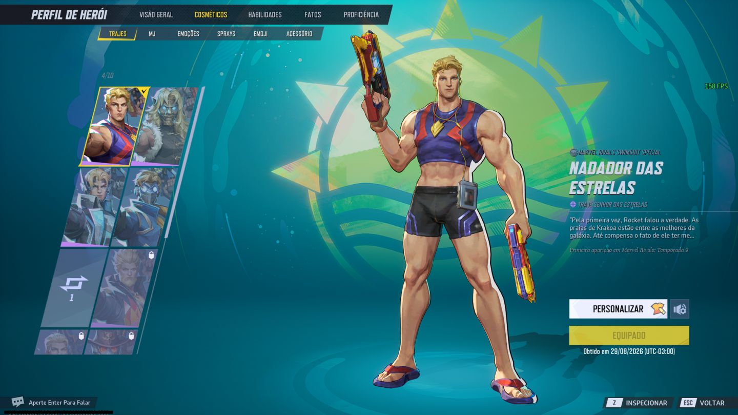 Conta Marvel Rivals - Capitão América Skin Lendária| Grão Mestre 2 | Full Acesso