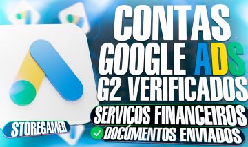 Contas Google Ads G2 Verificado Serviços Financeiros + Documentos Verificado