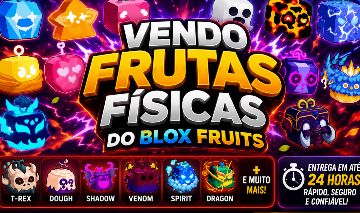 FRUTAS RARAS, LENDARIAS E MITICAS BLOX FRUITS
