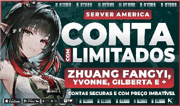 [50% DE DESCONTO] CONTAS ARKNIGHTS ENDFIELD REROLL COM PERSONAGENS