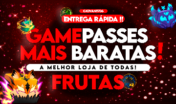 BLOX FRUITS GAME PASS - FRUTAS PERMANENTES (MAIS BARATAS DO SITE)