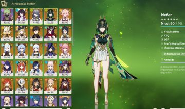 Melhor conta Genshin, Honkai e ZZZ, muitos T5 buildados, contelações e armas