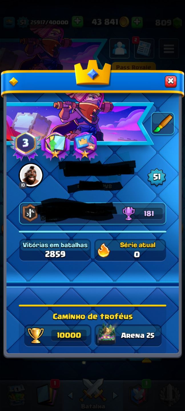 CONTA DE BRAWL STARS RARA FULL ACESSO + CONTA DE CLASH UPADA 10K TROFEÚS